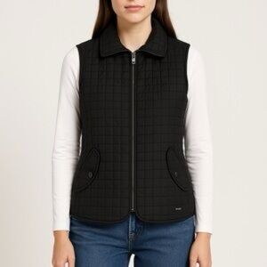 Weekend Max Mara Quilted Vest Light Padding Gray Size 38 (US 6)